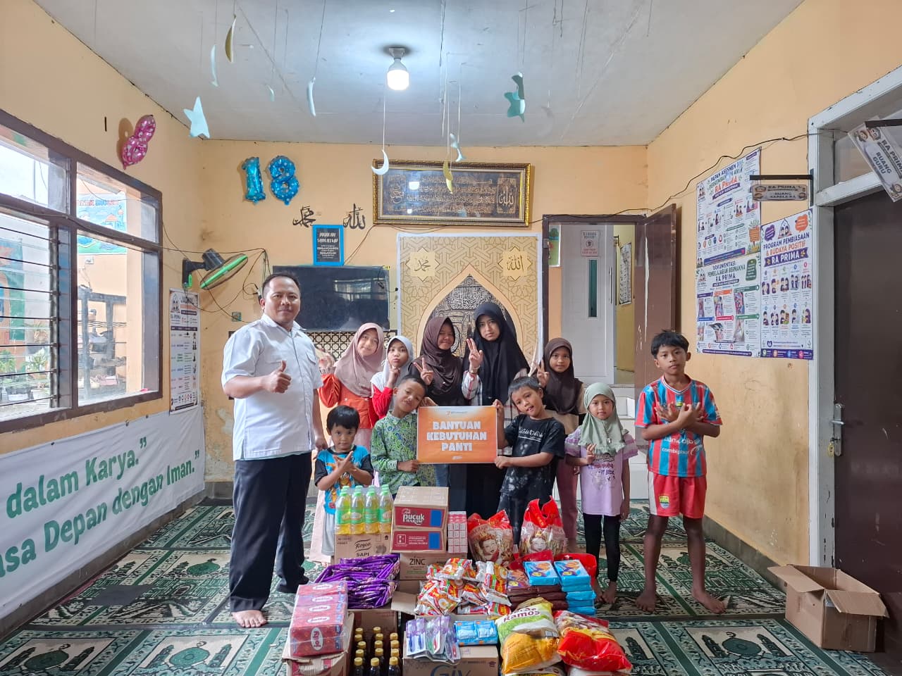 Penyaluran Bantuan Kebutuhan Panti: Menabur Kebaikan dan Kebahagiaan Bersama Anak-Anak Yatim